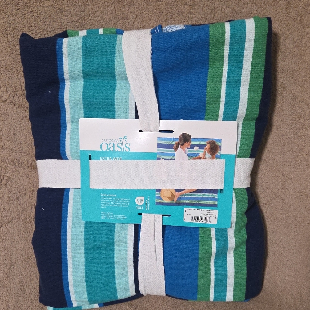 Oasis Multicolor Striped Towel